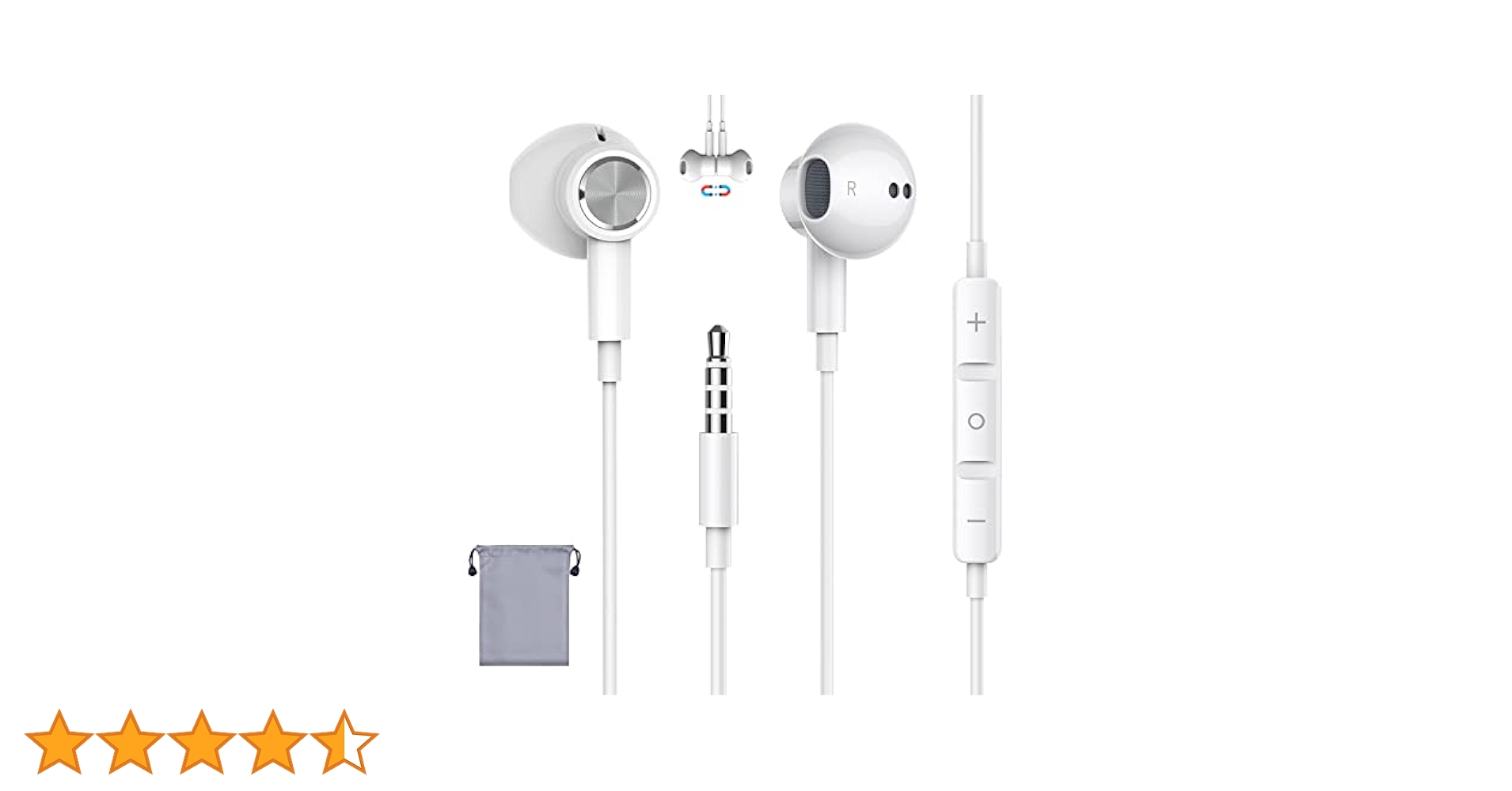 Amazon.co.jp: xunbida イヤホン 有線イヤホン マイク付き 3.5mm
